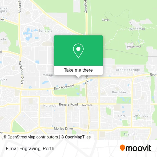 Mapa Fimar Engraving