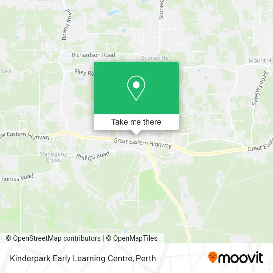 Mapa Kinderpark Early Learning Centre
