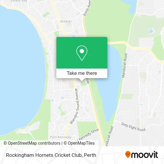 Rockingham Hornets Cricket Club map