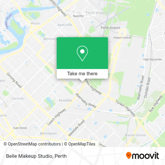 Mapa Belle Makeup Studio