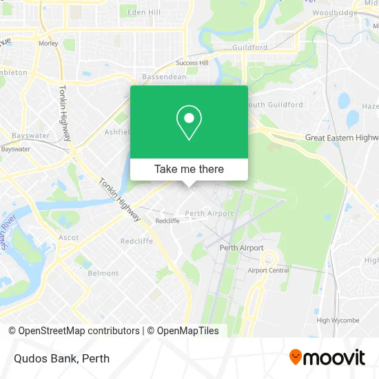 Mapa Qudos Bank