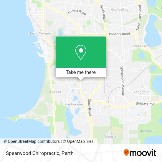 Mapa Spearwood Chiropractic