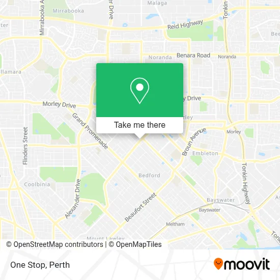 Mapa One Stop