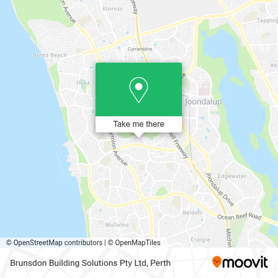 Mapa Brunsdon Building Solutions Pty Ltd