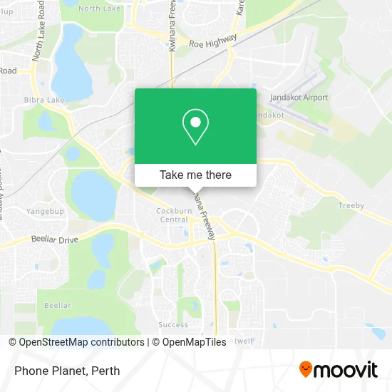 Mapa Phone Planet