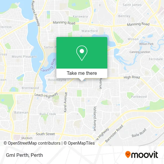 Gml Perth map