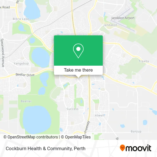 Mapa Cockburn Health & Community