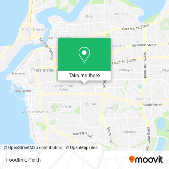 Mapa Foodlink