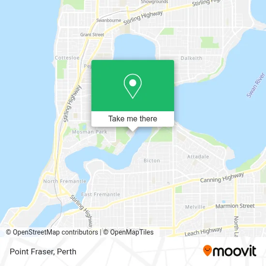 Mapa Point Fraser