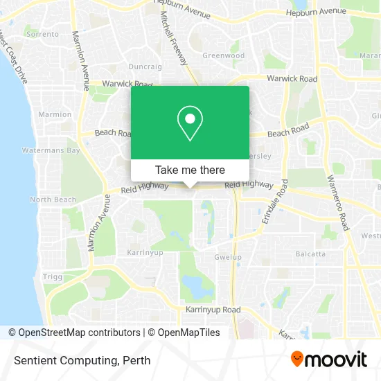 Mapa Sentient Computing