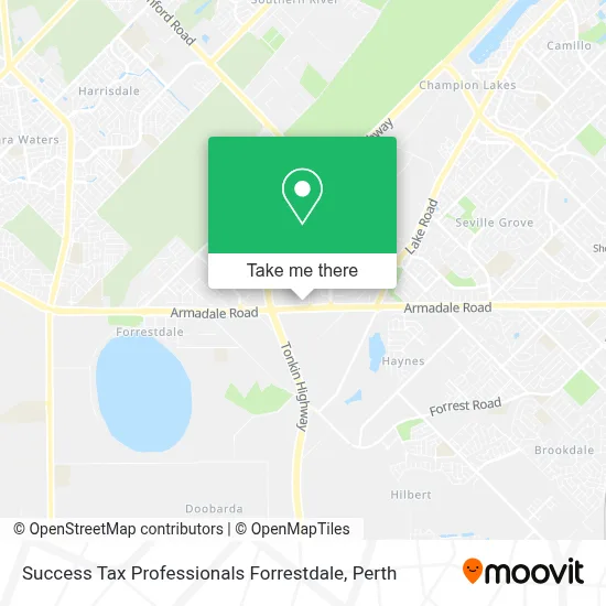 Mapa Success Tax Professionals Forrestdale