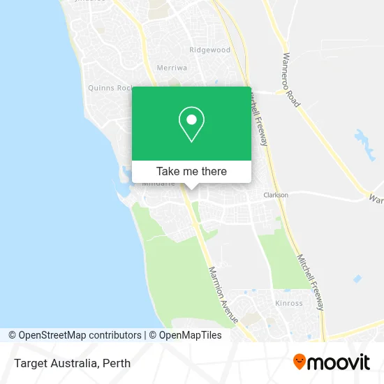 Mapa Target Australia