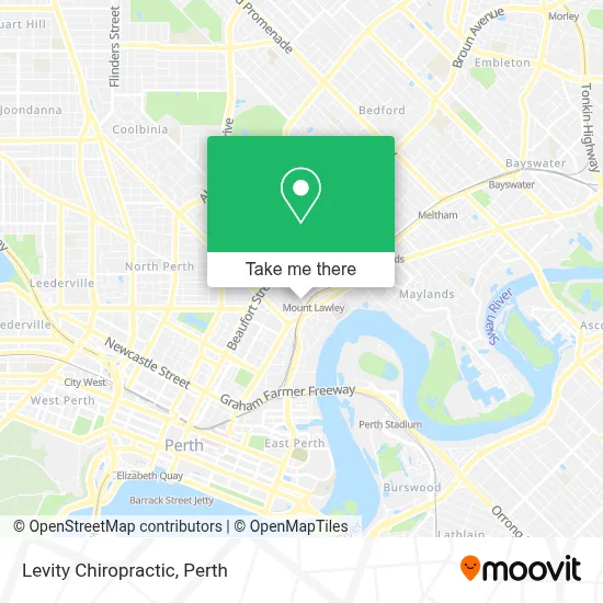Mapa Levity Chiropractic