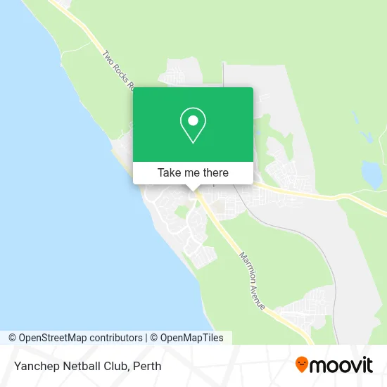 Mapa Yanchep Netball Club