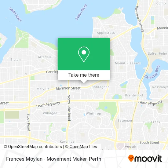 Mapa Frances Moylan - Movement Maker