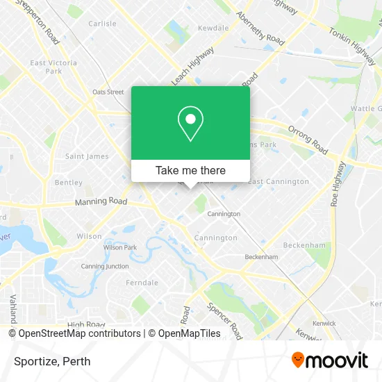 Mapa Sportize