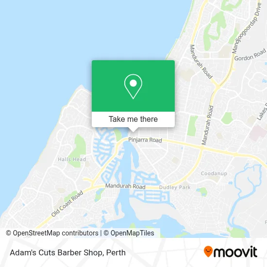 Mapa Adam's Cuts Barber Shop