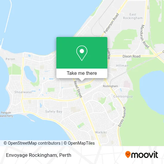 Mapa Envoyage Rockingham