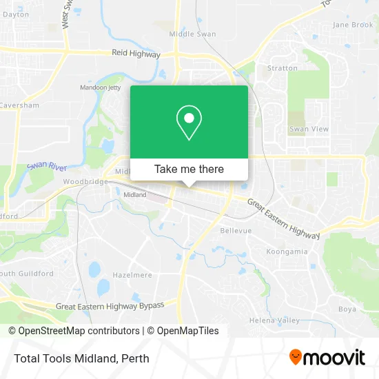 Mapa Total Tools Midland