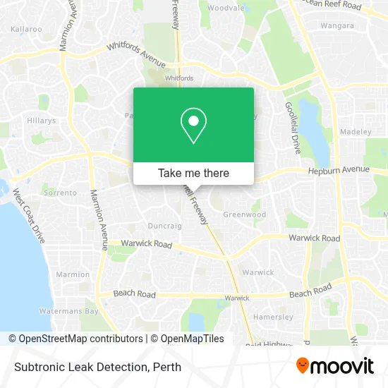 Mapa Subtronic Leak Detection