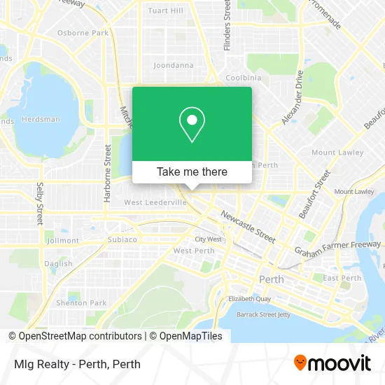Mapa Mlg Realty - Perth