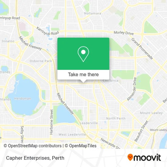Mapa Capher Enterprises