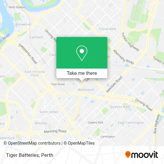 Mapa Tiger Batteries