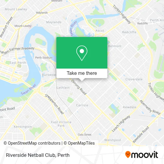 Mapa Riverside Netball Club
