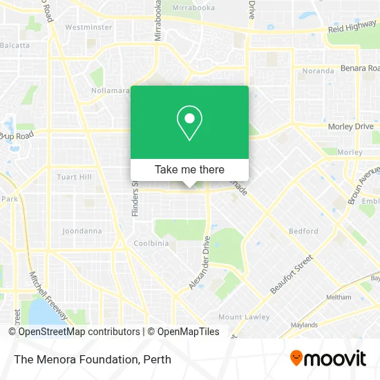 Mapa The Menora Foundation