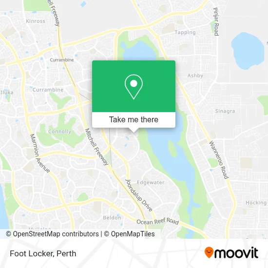 Mapa Foot Locker