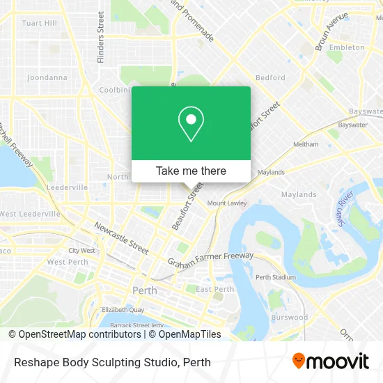 Mapa Reshape Body Sculpting Studio