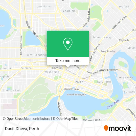 Mapa Dusit Dheva