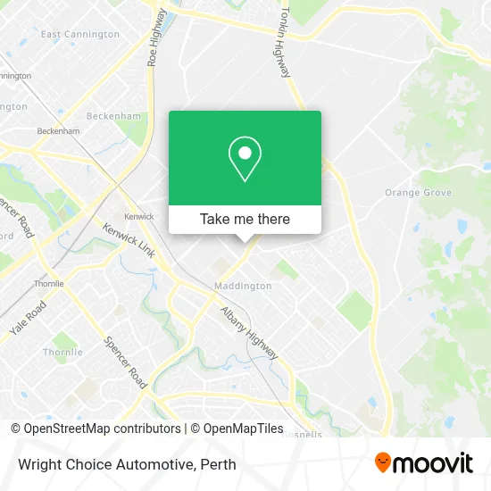 Mapa Wright Choice Automotive