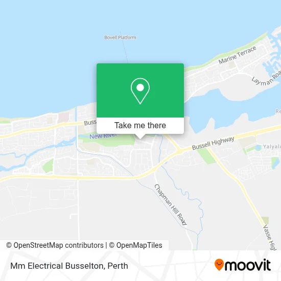 Mapa Mm Electrical Busselton