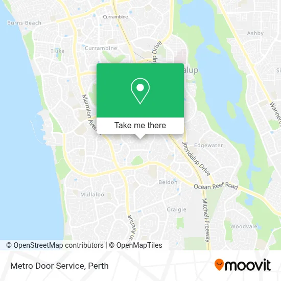 Mapa Metro Door Service