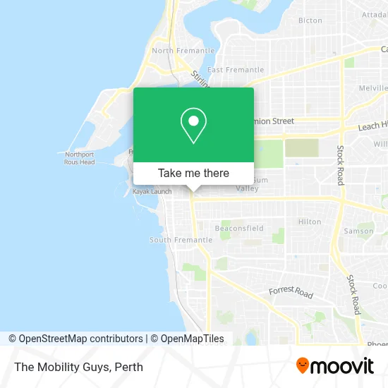 Mapa The Mobility Guys