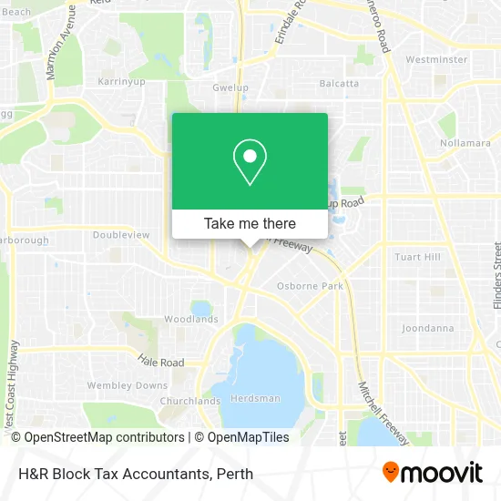 Mapa H&R Block Tax Accountants