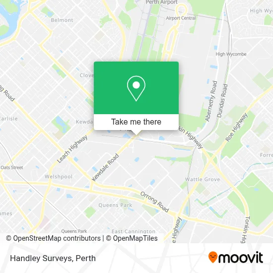 Mapa Handley Surveys