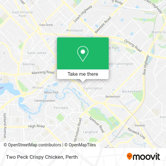 Mapa Two Peck Crispy Chicken