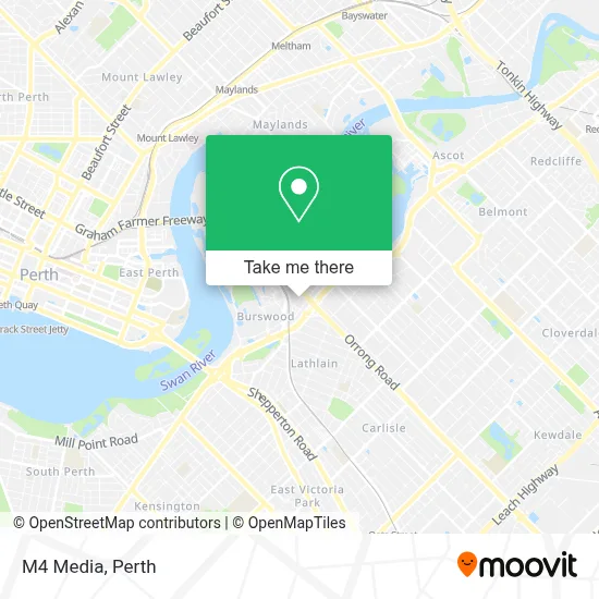 Mapa M4 Media