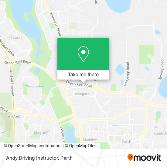 Andy Driving Instructor map