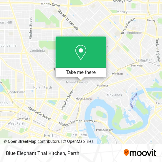 Mapa Blue Elephant Thai Kitchen