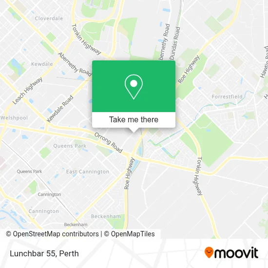 Mapa Lunchbar 55