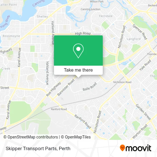 Mapa Skipper Transport Parts