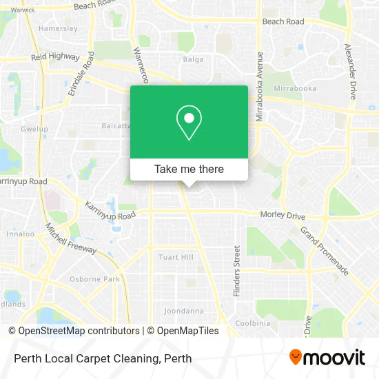 Mapa Perth Local Carpet Cleaning