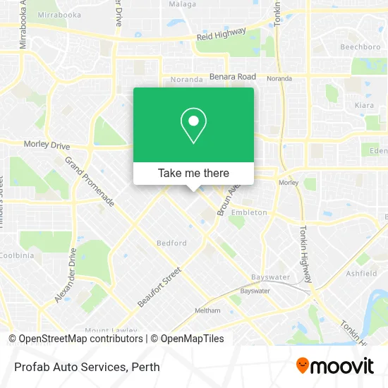 Mapa Profab Auto Services