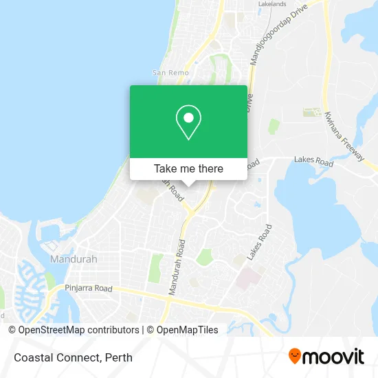 Mapa Coastal Connect