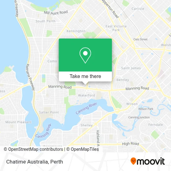 Mapa Chatime Australia
