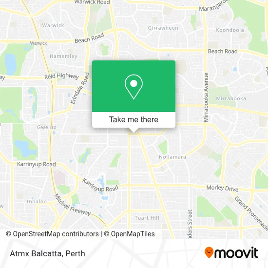 Atmx Balcatta map
