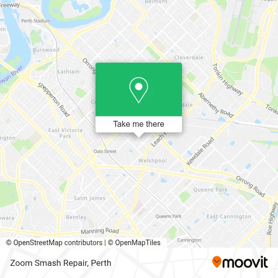 Mapa Zoom Smash Repair